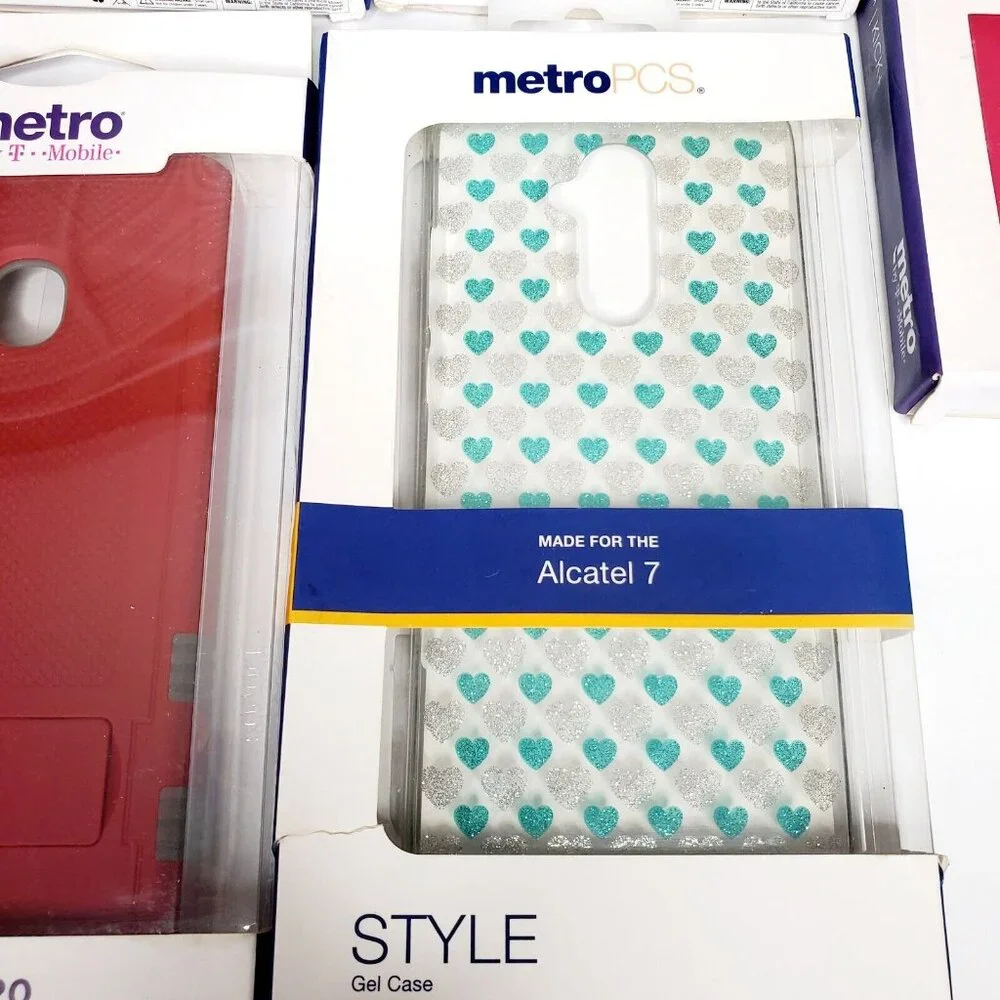 Lot 9 Metro PCS Phone hard & soft Cell phone Cases Samsung, Moto, ZTE, Alcatel